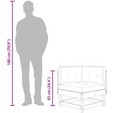  Kutna sofa od masivnog drva duglazije s jastucima | shoptok.hr