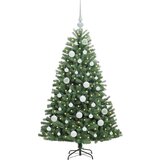 vidaXL Umetno Zložljivo Božično Drevo Zelena 120 cm PVC in kovina | Shoptok.si