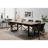 MID.YOU Jedilna miza , antracit, hrast artisan | Shoptok.si
