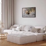  Slika - Deer in the Cold 120x80 U crnom drvenom okviru | shoptok.hr