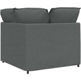 Modularna sofa Kutni modul s jastucima tamno siva 100 cm | shoptok.hr