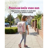 ABC123 Prvošolski set Ergo Flexi Sova (4-delni), roza | Shoptok.si