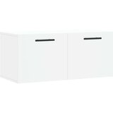 vidaXL Stenska omarica bela 80x36,5x35 cm inženirski les | Shoptok.si