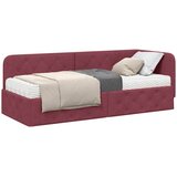  Kutni okvir kreveta Vinska crvena 80 x 200 cm tkanina | shoptok.hr