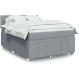 vidaXL krevet box spring s madracem svjetlosiva 160x200 cm tkanina | shoptok.hr
