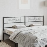 vidaXL Metalno uzglavlje crno 200 cm | shoptok.hr