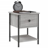  Noćni ormarići 2 kom boja hrasta 34x35,5x45cm konstruirano drvo | shoptok.hr