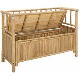  Klupa za vrtno skladištenje 110 x 47 x 80 cm Bambus Prirodna | shoptok.hr