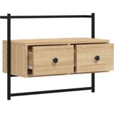 TV ormarić zidni boja hrasta 60,5x30x51 cm konstruirano drvo | shoptok.hr