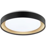 Brilliant LED prigušiva plafonska lampa WALDO LED/24W/230V crna/zlatna + daljinski upravljač | Eponuda.com