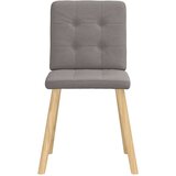  Jedilni stoli 6 kosov taupe blago, (21822609) | Shoptok.si
