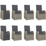  9-dijelni vrtni blagovaonski set sivi od poliratana | shoptok.hr