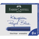  Vložek za nalivno pero faber-castel 1/6 modre kratke FABER-CASTELL | Shoptok.si