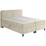 MID.YOU POSTELJA Z VZMETNICO 180 cm x 200 cm , les, tekstil krem barve | Shoptok.si