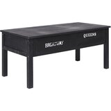  Stolić za kavu crni 100 x 50 x 45 cm drveni | shoptok.hr