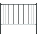 vidaXL Ograjni panel s stebrički premazano jeklo 1,7x0,75 m antraciten, (20765948) Cene