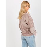 RUE PARIS Blouse-RP-BZ-8188.52P-dark beige | shoptok.hr