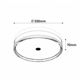  led plafonjera BL300CW 24W 2800K\4000K\6000K bela | ePonuda.com