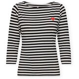 Only Majice z dolgimi rokavi Noos Top Fifi Life - Cloud Dancer/Black Bela Cene
