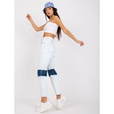 RUE PARIS Jeans trousers-RO-SP-PNT-N10.50P-light blue | shoptok.hr