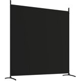 Sobna pregrada s 3 panela crna 525x180 cm od tkanine | Eponuda.ba
