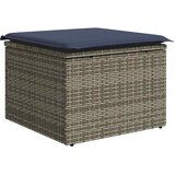  7-dijelni set vrtnih sofa poliratan i bagrem s jastucima sivi | shoptok.hr
