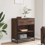  Komoda rjavi hrast 68x35x76 cm inženirski les, (5000217338) | Shoptok.si