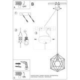  Visilica GASPARE bijela | shoptok.hr