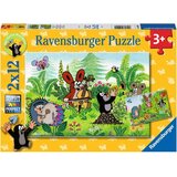 Ravensburger Puzzle - Krtek, vrtna zabava s prijatelji, 2 x 12 delov Cene