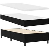  Krevet s opruga kutije s madracem Crna 200 x 100 cm Baršun | shoptok.hr