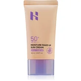 Holika Holika Moisture Make Up Sun Cream zaščitna tonirana krema za obraz SPF 50+ 60 ml