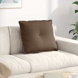  Jastuk za leđa Smeđa 60 x 19 x 50 cm tkanina | shoptok.hr