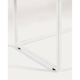 Kave Home Bijeli/u prirodnoj boji pomoćni stol u dekoru hrasta 30x120 cm Yoana – | shoptok.hr