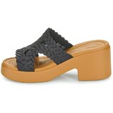 Crocs Natikači Brooklyn Woven Slide Heel Črna | Shoptok.si