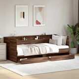  The Living Store Dnevna postelja s predali rjavi hrast 90x190 cm inženirski les - Dnevna Postelja, (21497959) | Shoptok.si