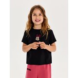 Sinsay Pamučna majica kratkih rukava s vezom Minnie Mouse Cijene