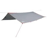 vidaXL Ponjava za kampiranje siva in oranžna 400x294 cm vodoodporna | Shoptok.si
