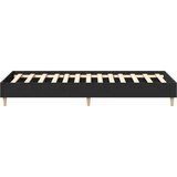 vidaXL Okvir kreveta bez madraca crni 75x190 cm izrađeno drvo | shoptok.hr