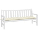  Jastuk za vrtnu klupu krem bijeli 180x50x7 cm od tkanine Oxford | shoptok.hr