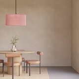 Candellux Lighting Rožnata viseča svetilka s tekstilnim senčilom ø 40 cm Shanti – | Shoptok.si