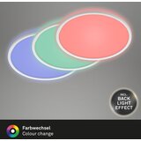 BRILO plafonjera led 22 w 2700 lm 4000 k + rgb-led 42x2,8 cm bcl bijela | shoptok.hr
