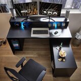 Livetastic GAMING MIZA leseni material črna | Shoptok.si