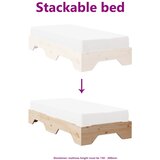  Okvir kreveta bez madraca koji se može složiti 90x190 cm drvo | shoptok.hr