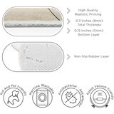 Mila Home bež pralna okrogla preproga ø 120 cm simple lines – | Shoptok.si