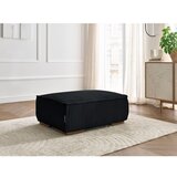 Bobochic Paris Črn tabure iz rebrastega žameta Chelsea – | Shoptok.si