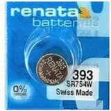 Renata SR393/Z baterije silveroxide 1.55V 393/SR754W srebro oksid/dugme baterija sat Cene