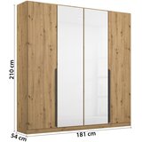 Modern Living Omara S Klasičnimi Vrati Artemis, Barva Hrasta, Bela | Shoptok.si