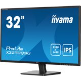 Iiyama monitor led X3270QSU-B1 31.5" ips wqhd 2560 x 1440 @100Hz 250 cd/m² 1200:1 3ms hdmi dp usb hub height, swivel, tilt - X3270QSU-B1 | Shoptok.si