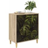  Komoda ELBURG Print od palminih listova 66 x 36,5 x 75 cm | shoptok.hr