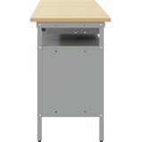  Set radnog stola s ladicama 2 pcs Crna i Siva 200 x 55 x 85 cm | Eponuda.ba